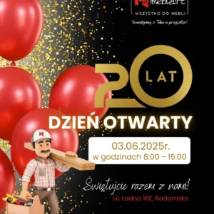 20 lat firmy Meblart!