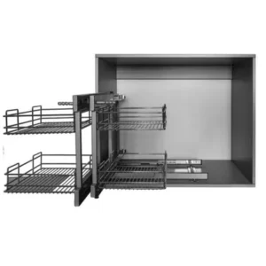 Narożny Cargo Magic Corner – uniwersalny lewy/prawy, 1000 mm, grafit