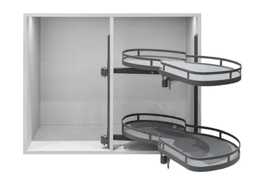 CARGO narożny „nerka Le-Mans" 45 cm LEWY – ModernLine GRAFIT - obrazek 2